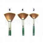 Štětec vějíř - Synthetic Brush Fan